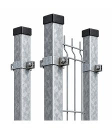 Stalp zincat de gard 60 x 40 x 1.5 mm, 1500 mm